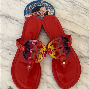 Tory Burch Multicolored Leather Sandle